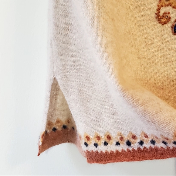 Calypso St. Barth Cashmere Beaded Short Sleeve Sweater - Picture 11 of 14